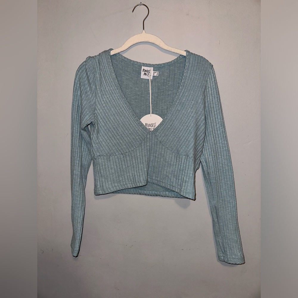 Princess Polly Cropped long sleeve Top NWT size 8/M